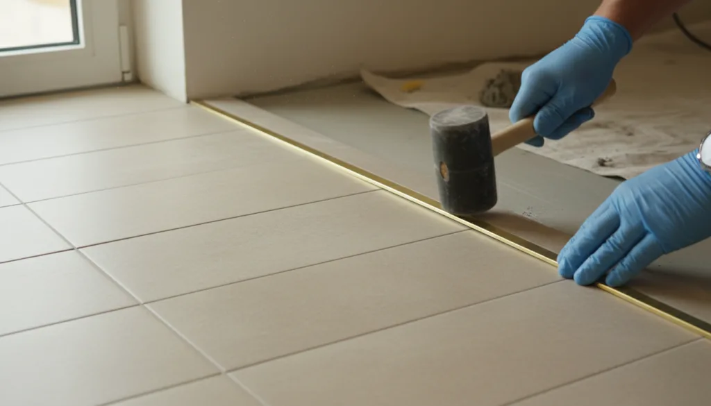 découvrez nos astuces pour poser la baguette de finition carrelage avec précision et obtenir des résultats impeccables après la pose.
